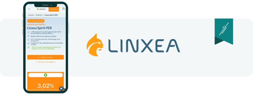 Meilleur PER en gestion libre : Linxea
