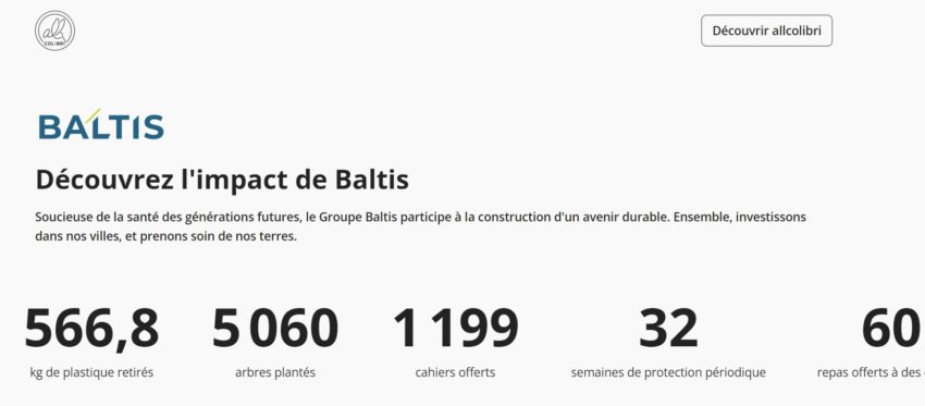 Impact de la plateforme de crowdfunding Baltis