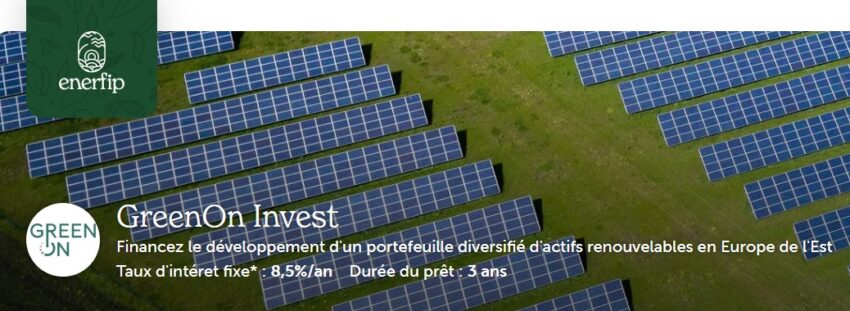 Illustration de parc photovoltaïque, un exemple de projet pouvant être financé par le crowdfunding durable