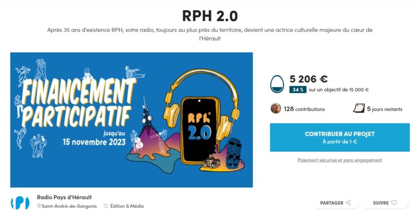 Financement participatif de RPH 2.0