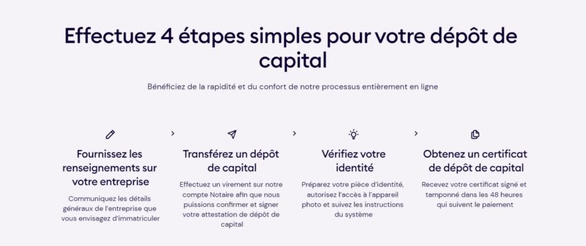 4 étapes pour faire un dépôt de capital sur Finom