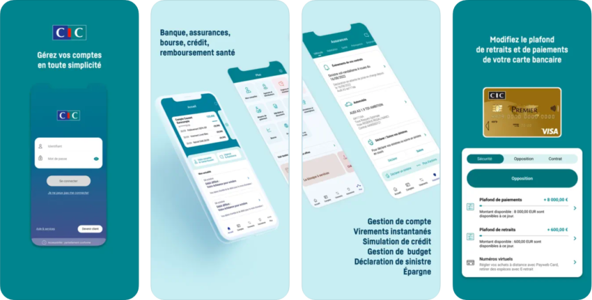 L'application CIC sur l'app store d'Apple