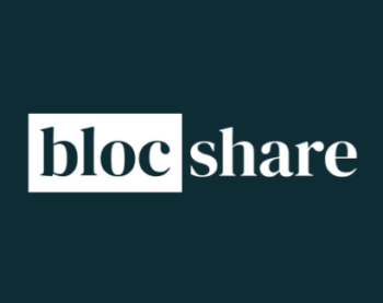 Logo de Blocshare, une plateforme d'immobilier fractionné