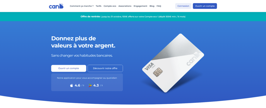 CanB : page accueil du site web 