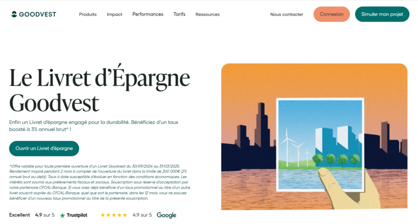 le livret goodvest soutient l'immobilier durable