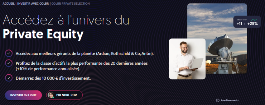 le private equity avec colbr