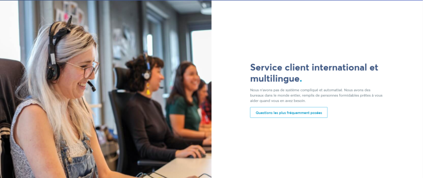 Le service client de la carte Wise avis