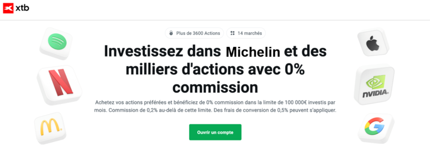 Investir dans l'action Michelin avec XTB