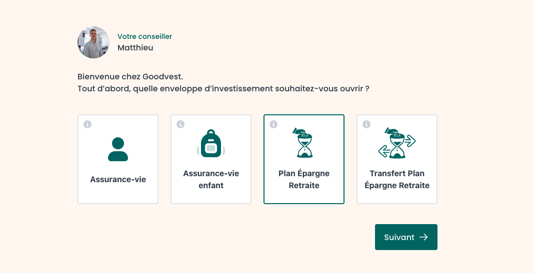 Choisir le PER sur Goodvest