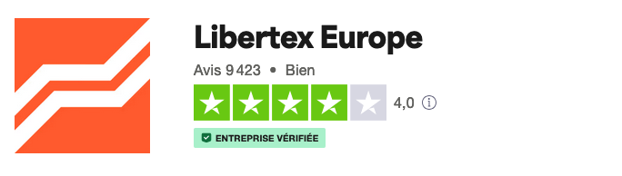 L'avis des clients de Libertex sur Trustpilot 