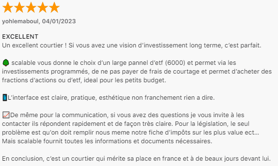 scalable capital avis client