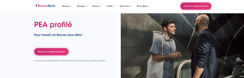 Le PEA en gestion profilé avec BoursoBank