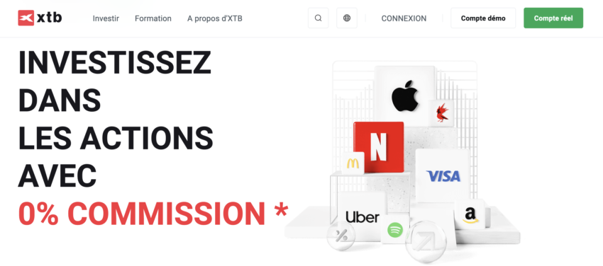 XTB, broker sans commissions