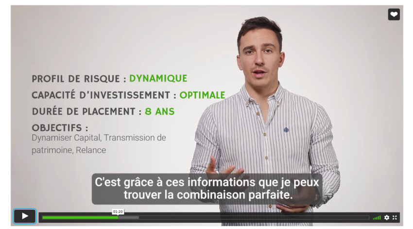 Avis : Vidéo qui m'a été envoyée suite à mon inscription sur Mon Petit Placement