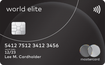 Une carte World Elite de Mastercard