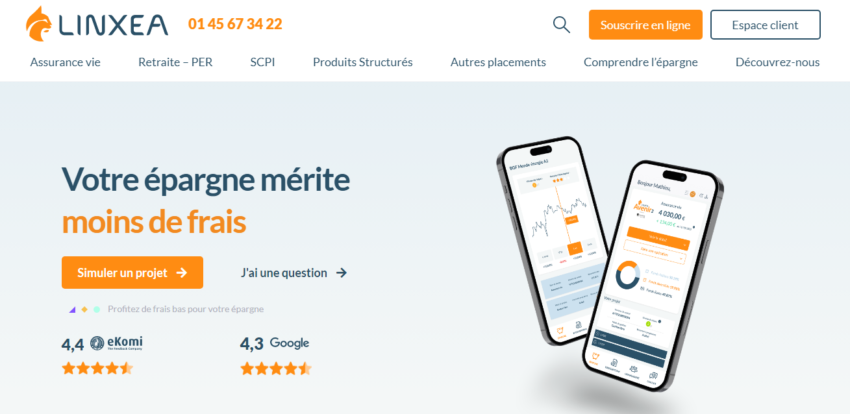 courtier en placement financier généraliste linxea