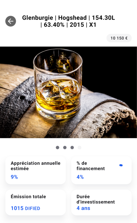 whisky écossais rare sur Diversified 